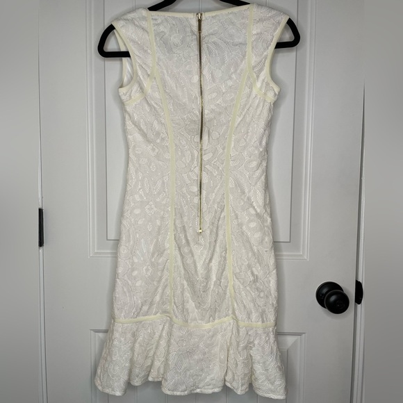 Vintage 90s Cache White Lace Dress - Size 4 | Romantic & Timeless - Picture 8 of 9
